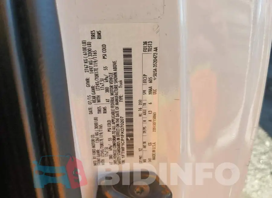 1FTMF1CP1FKD70207 Photo# 12