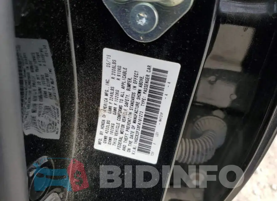 1HGCR2F3XFA181273 Photo# 13