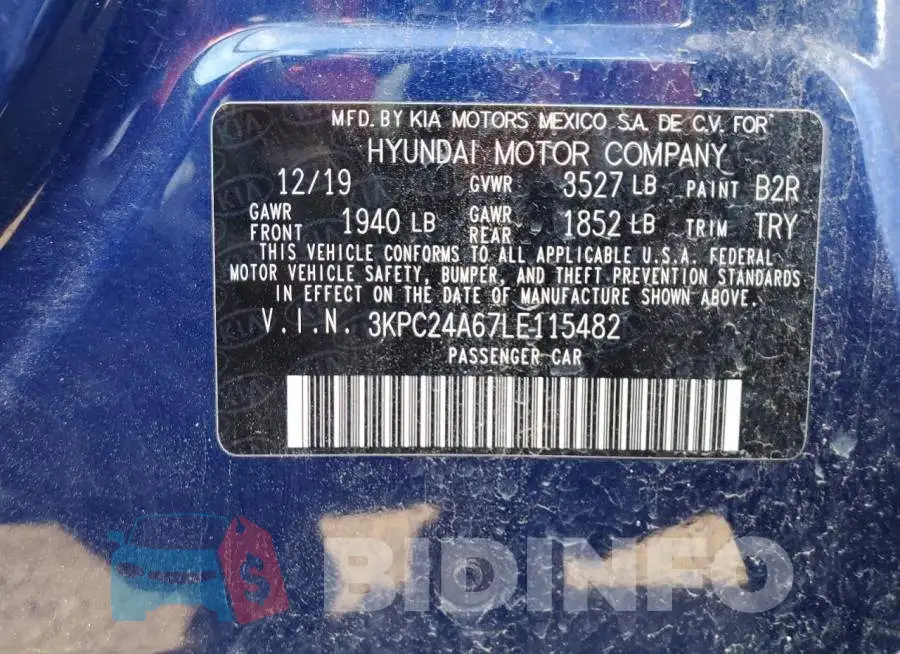 3KPC24A67LE115482 Photo# 12