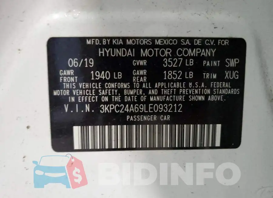 3KPC24A69LE093212 Photo# 12