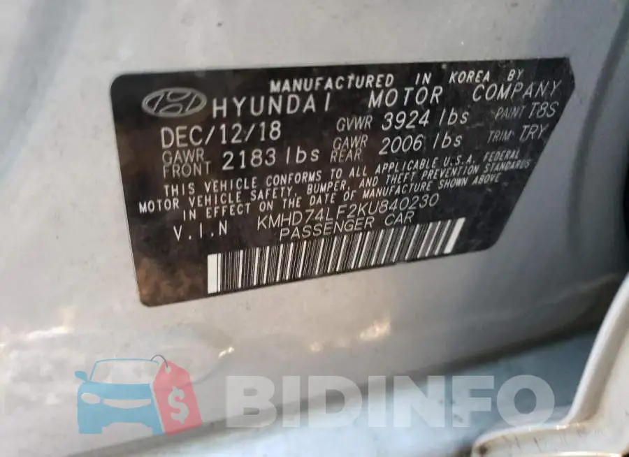 KMHD74LF2KU840230 Photo# 14