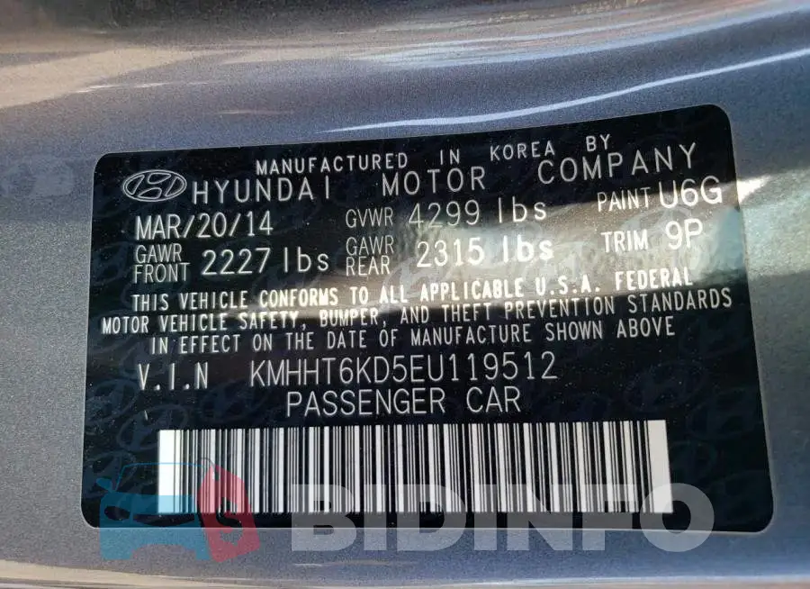 KMHHT6KD5EU119512 Photo# 13
