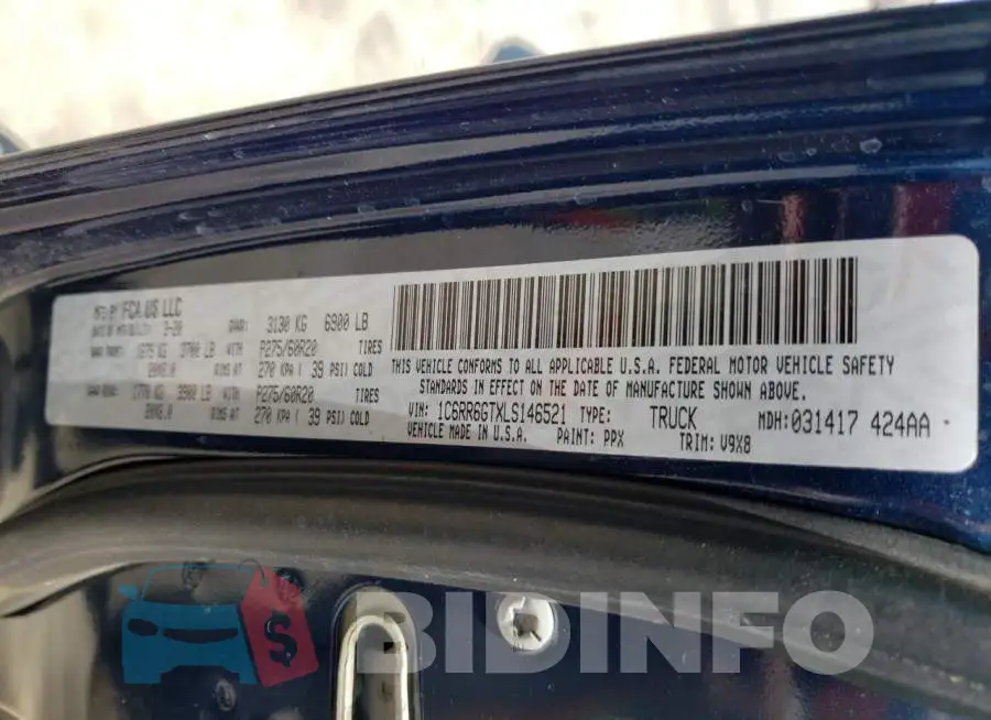 1C6RR6GTXLS146521 Photo# 12