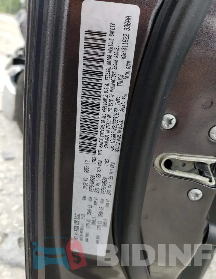 1C6RR7VM6JS231872 Photo# 12