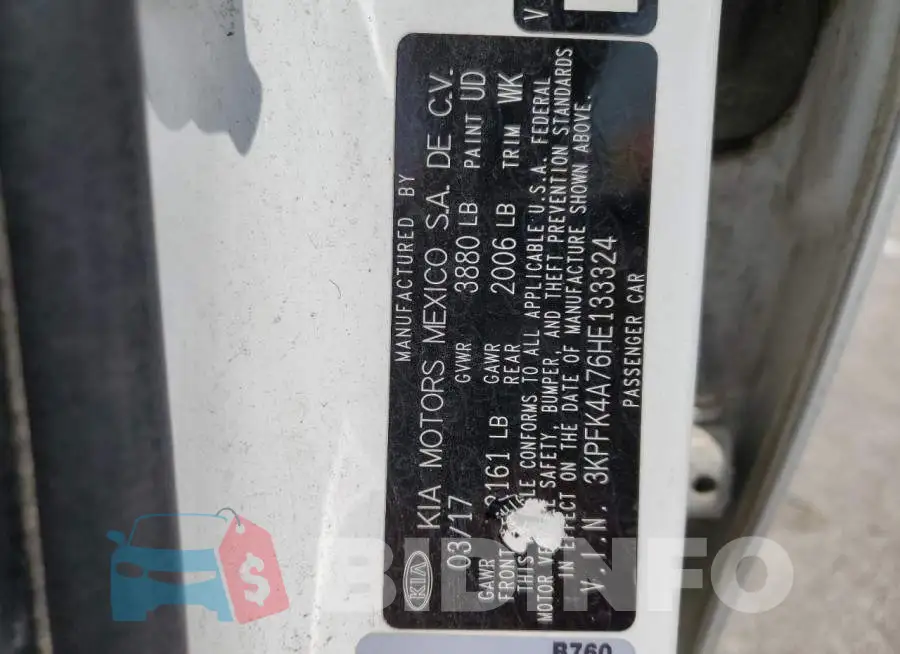 3KPFK4A76HE133324 Photo# 12