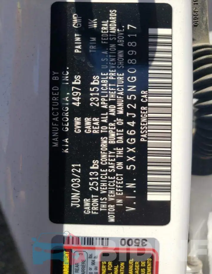 5XXG64J25NG089817 Photo# 12