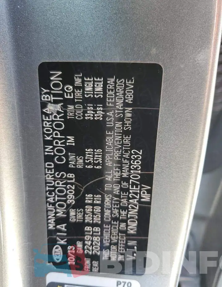 KNDJN2A21E7013632 Photo# 12