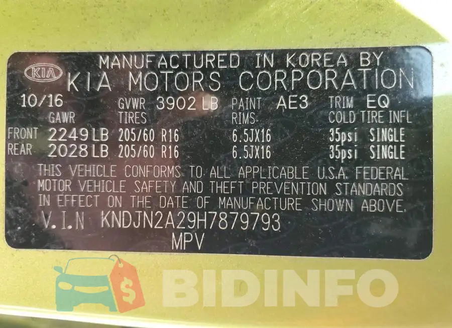 KNDJN2A29H7879793 Photo# 13