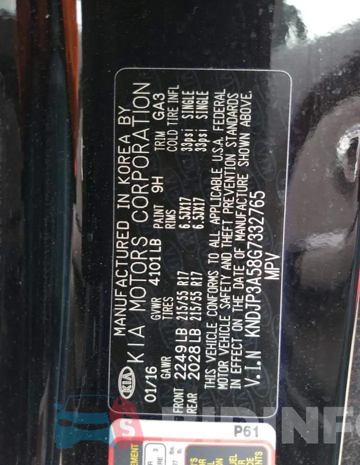 KNDJP3A58G7332765 Photo# 12