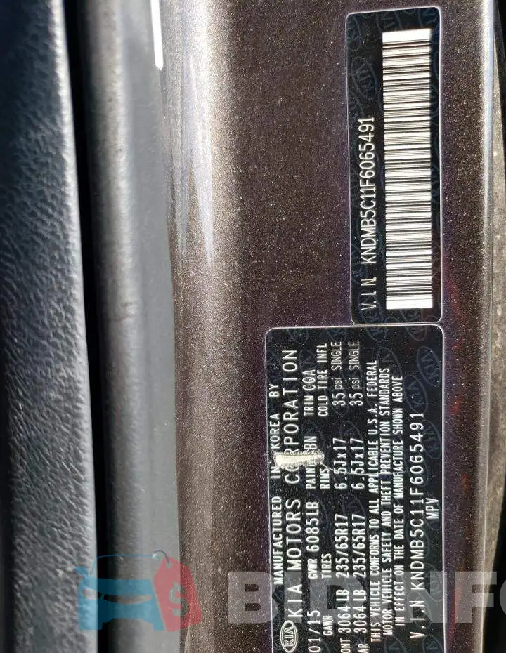 KNDMB5C11F6065491 Photo# 14