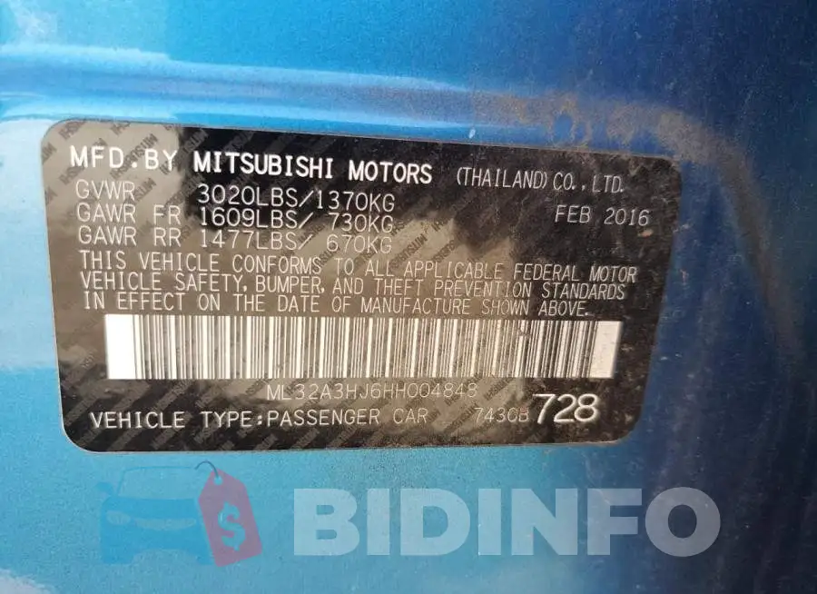 ML32A3HJ6HH004848 Photo# 13