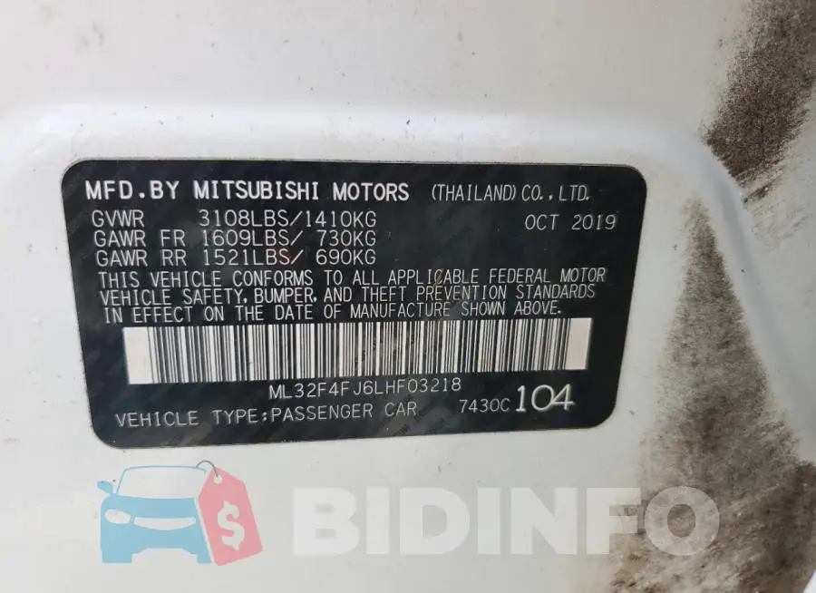 ML32F4FJ6LHF03218 Photo# 12