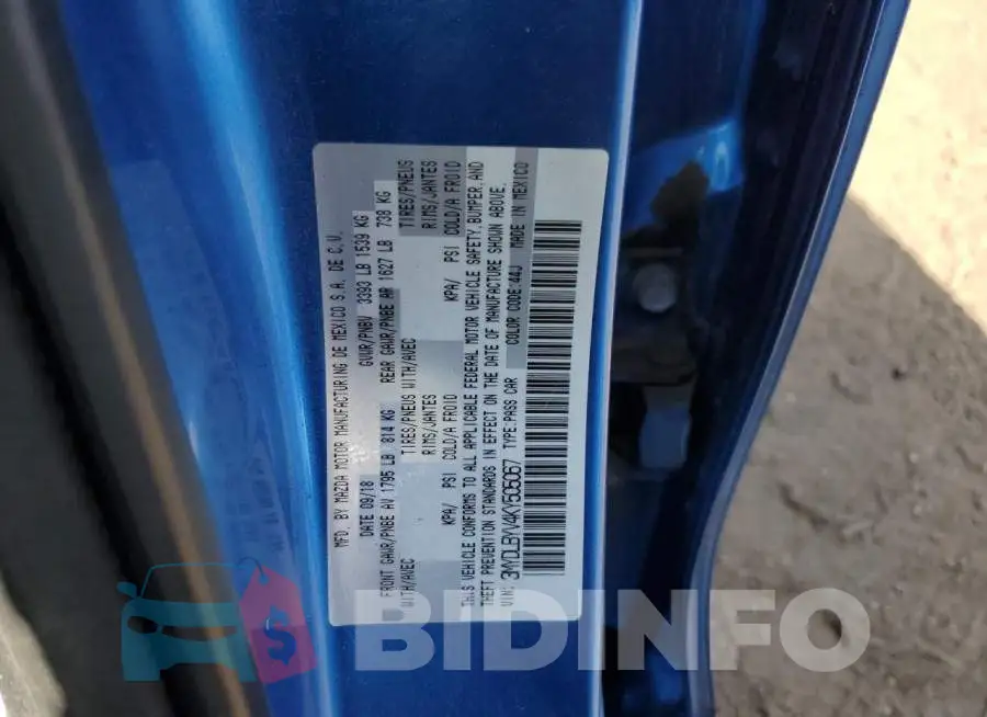 3MYDLBYV4KY505067 Photo# 12