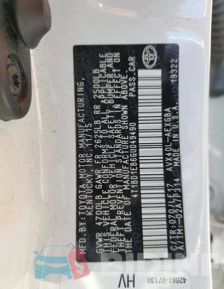 4T1BD1EB6GU049490 Photo# 12
