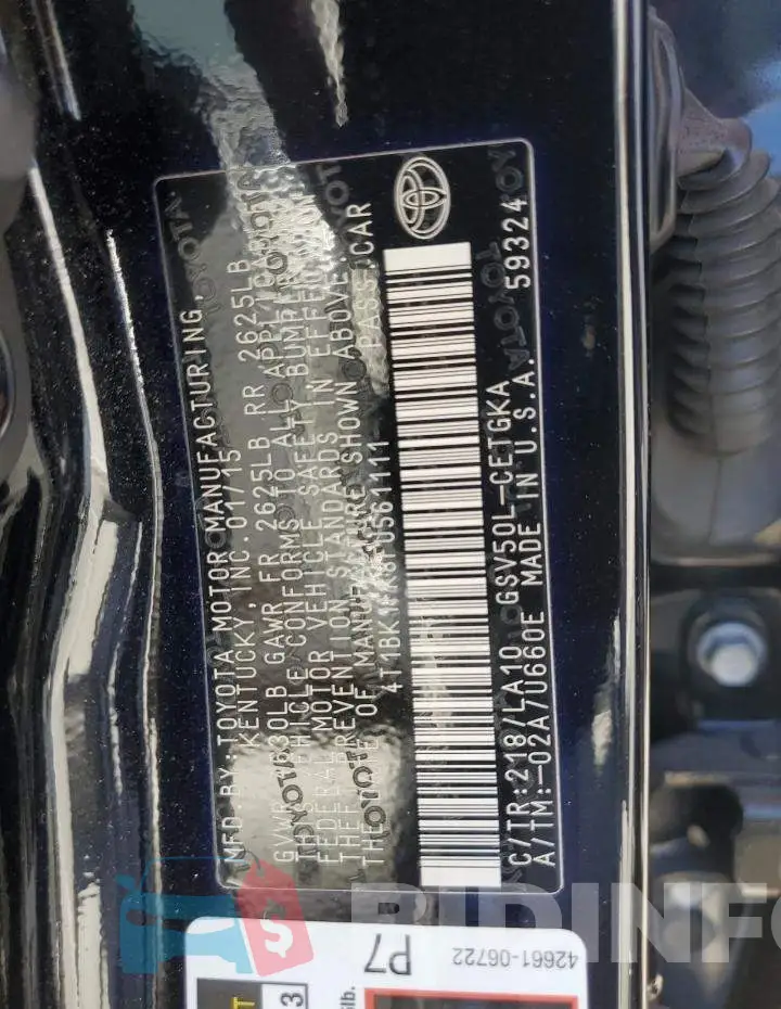 4T1BK1FK8FU561111 Photo# 13
