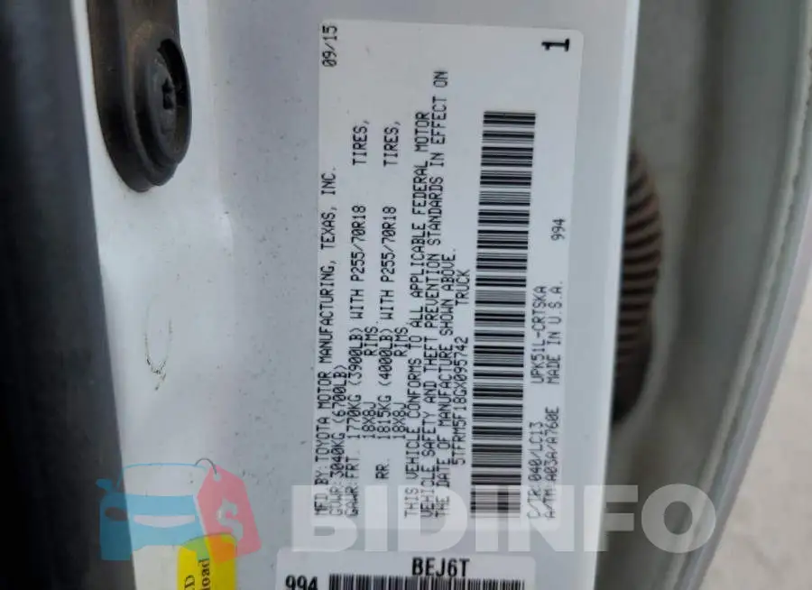 5TFRM5F18GX095742 Photo# 12