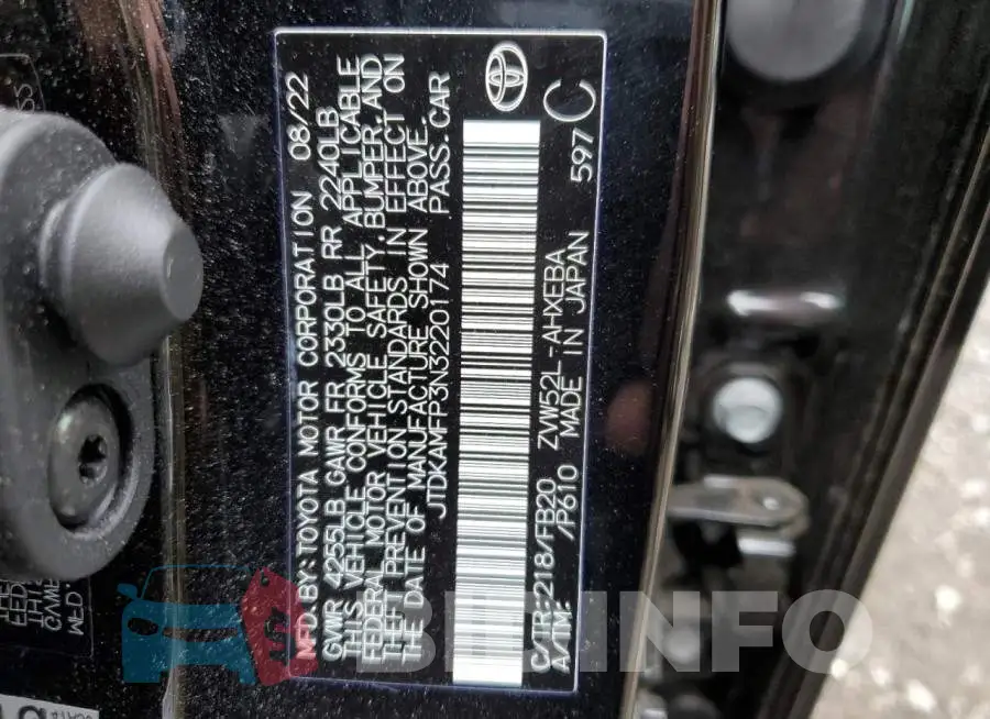 JTDKAMFP3N3220174 Photo# 13