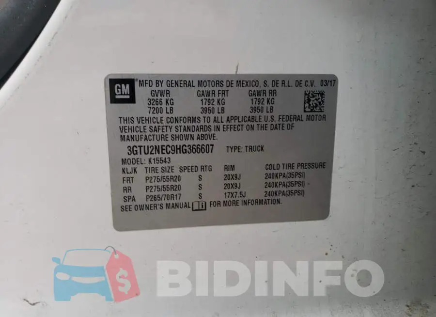 3GTU2NEC9HG366607 Photo# 12