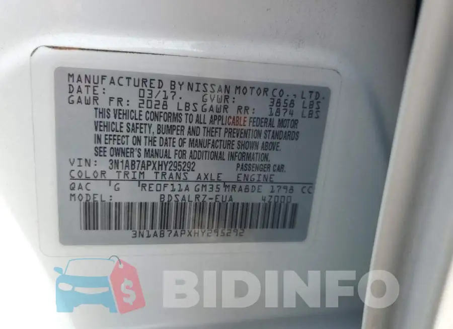 3N1AB7APXHY295292 Photo# 12