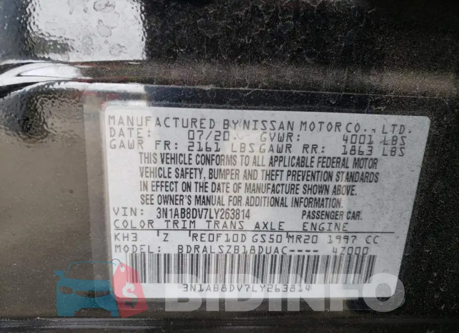 3N1AB8DV7LY263814 Photo# 12