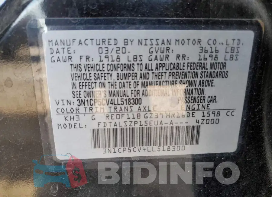 3N1CP5CV4LL518300 Photo# 12
