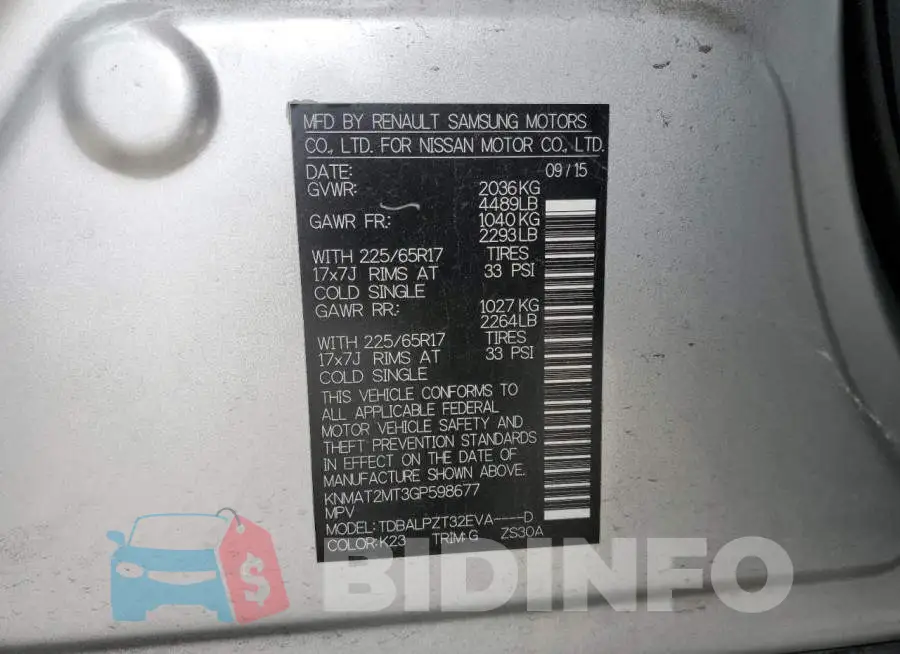 KNMAT2MT3GP598677 Photo# 13