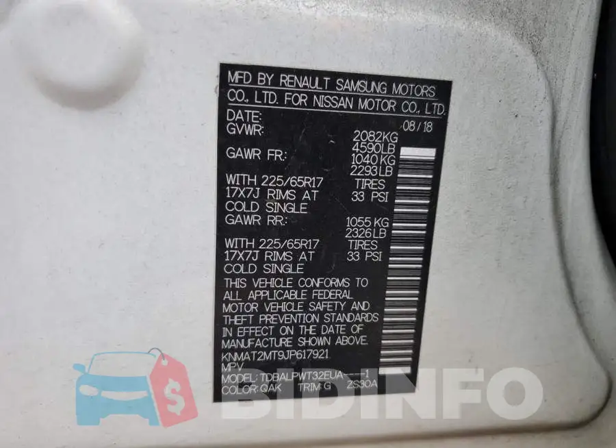 KNMAT2MT9JP617921 Photo# 13