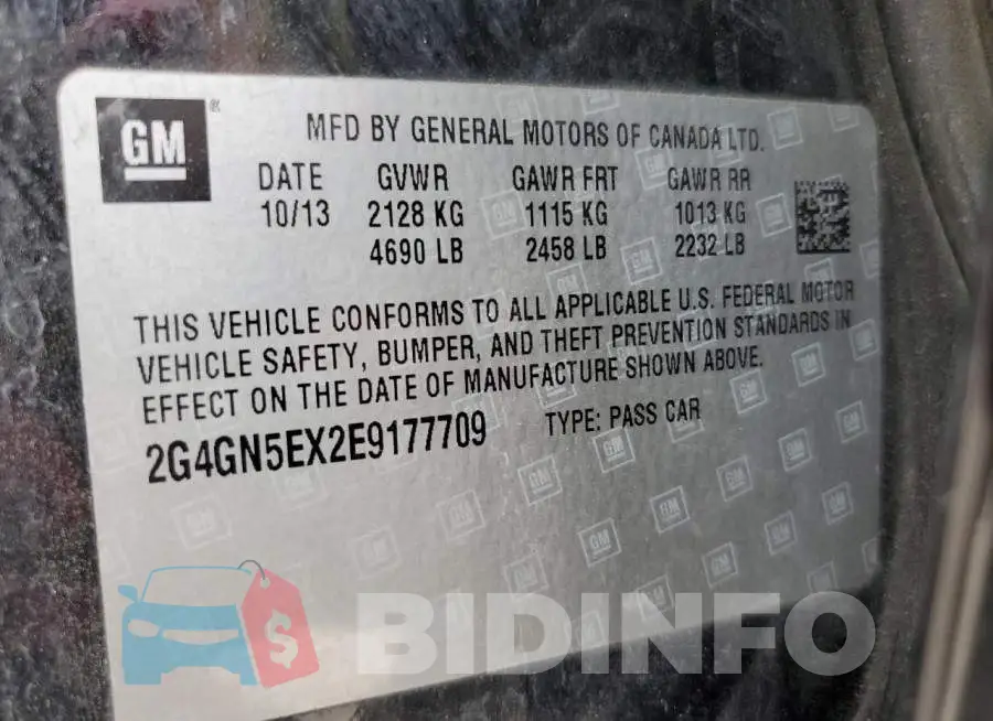 2G4GN5EX2E9177709 Photo# 12
