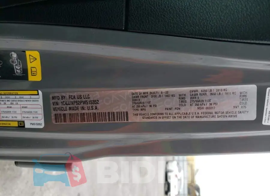 1C4JJXP62PW515352 Photo# 14
