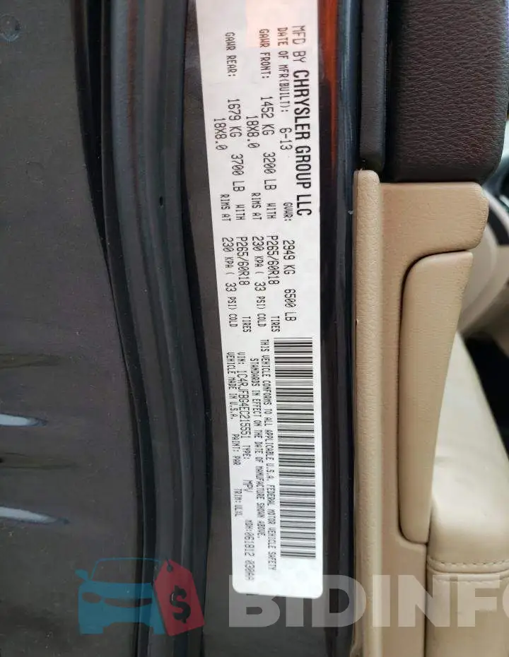 1C4RJFBG4EC215551 Photo# 13