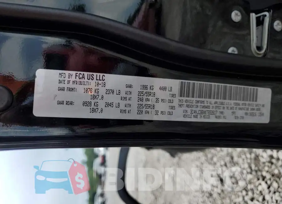 3C4NJCBBXKT652617 Photo# 13