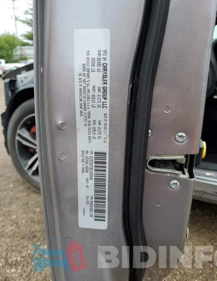2C3CDXDT8EH335030 Photo# 13