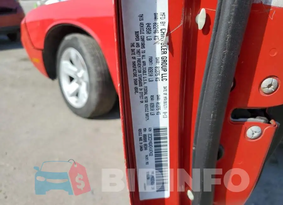 2C3CDYAGXEH107432 Photo# 12