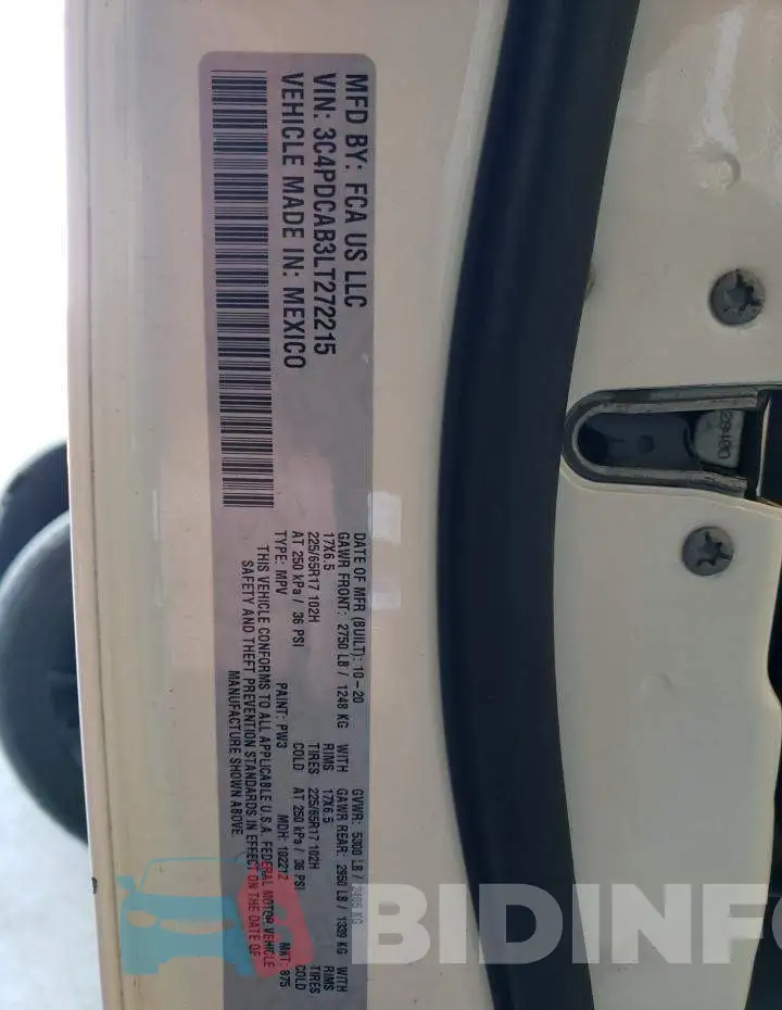 3C4PDCAB3LT272215 Photo# 13