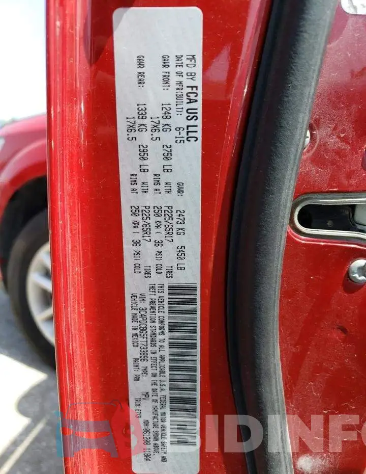 3C4PDCBG5FT733896 Photo# 13