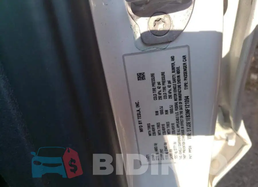 5YJ3E1EB3NF121094 Photo# 12