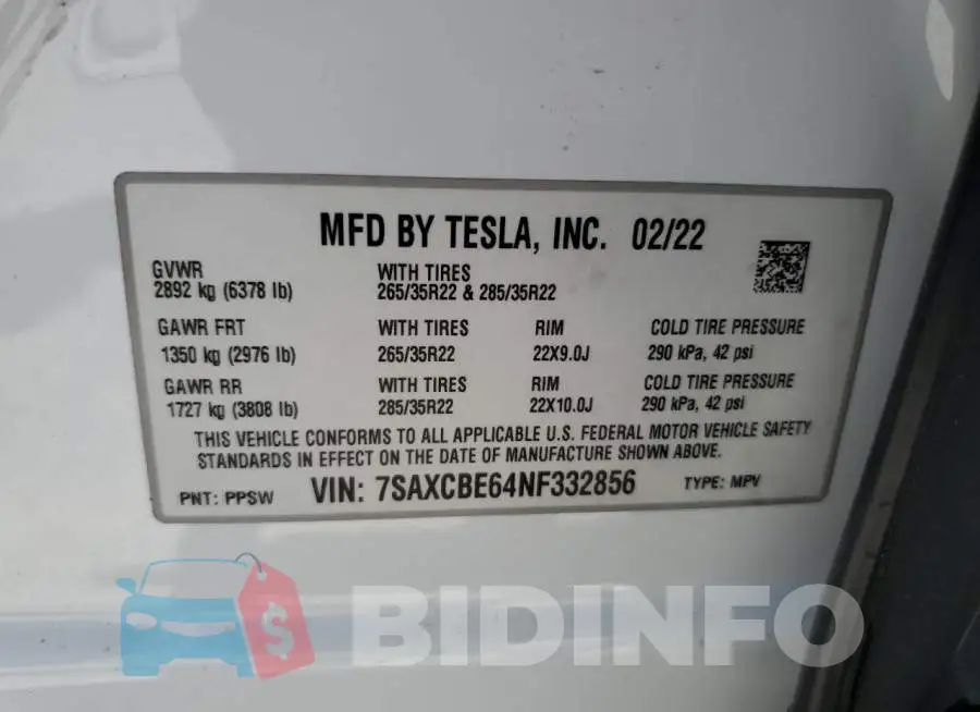 7SAXCBE64NF332856 Photo# 13