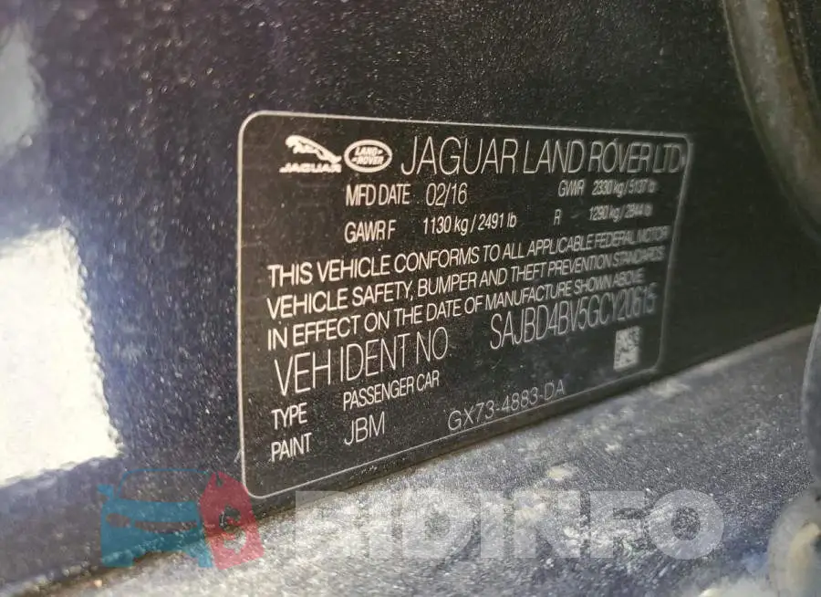 SAJBD4BV5GCY20615 Photo# 12