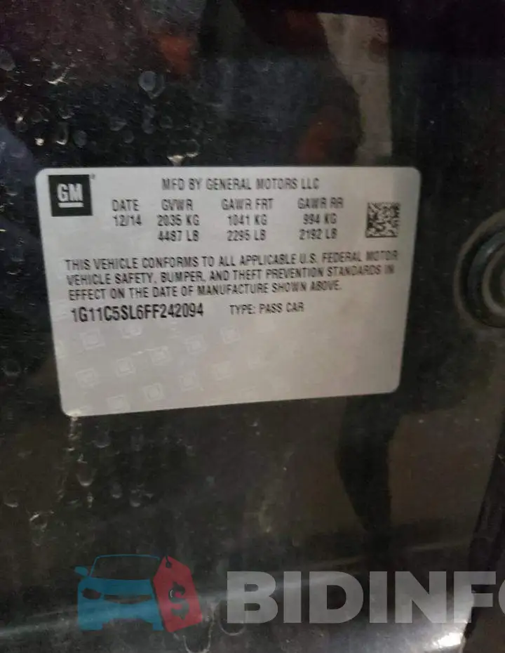 1G11C5SL6FF242094 Photo# 13