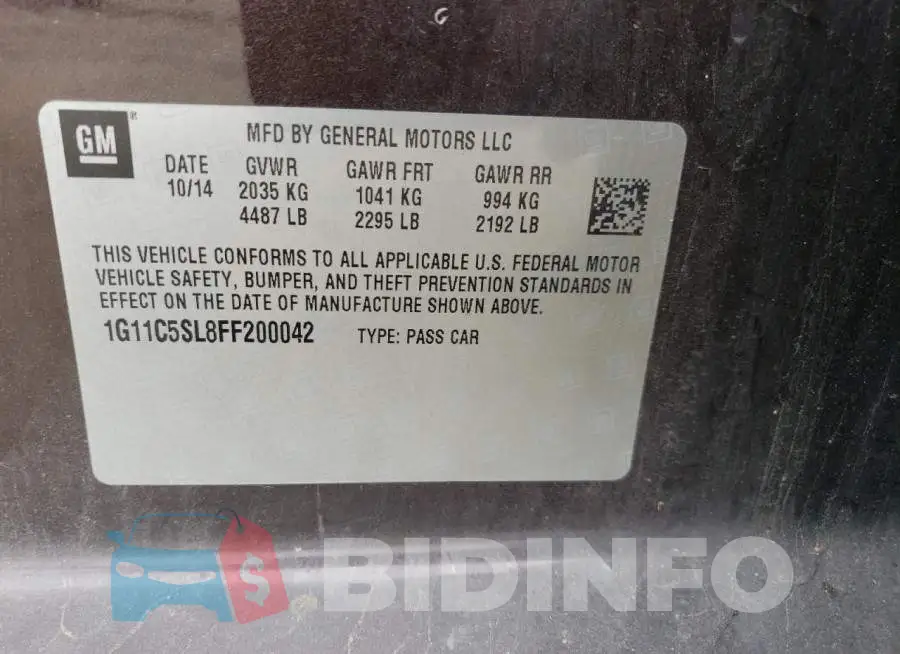 1G11C5SL8FF200042 Photo# 12