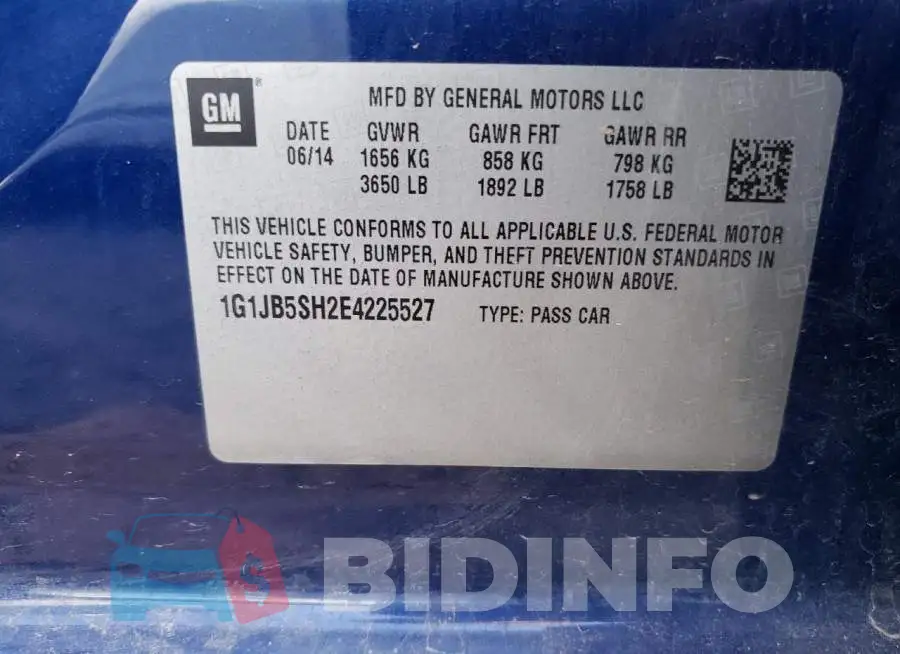 1G1JB5SH2E4225527 Photo# 12