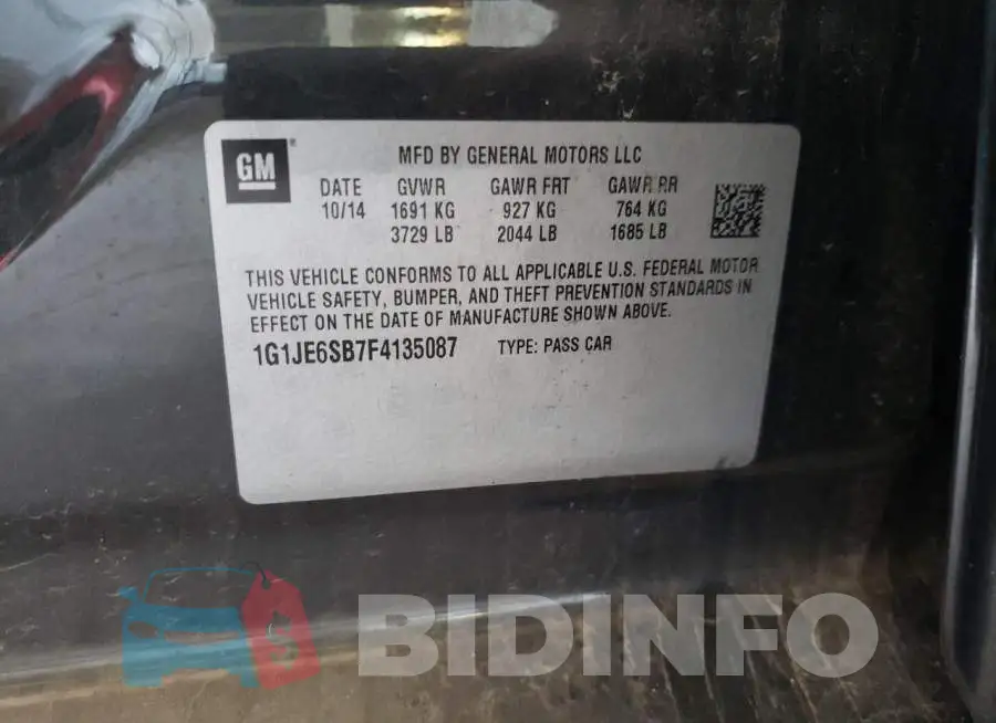 1G1JE6SB7F4135087 Photo# 12