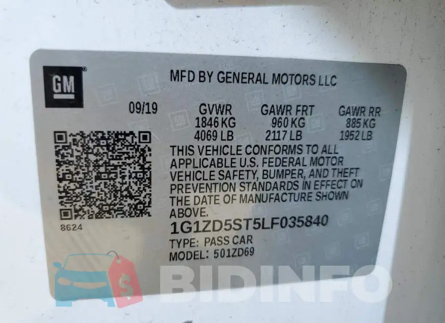 1G1ZD5ST5LF035840 Photo# 12