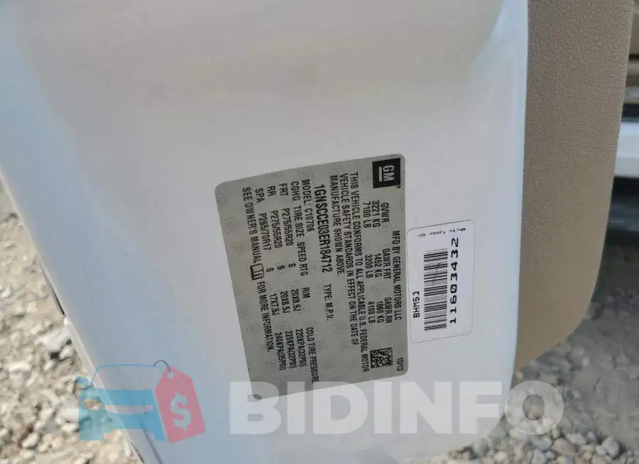 1GNSCCE03ER184712 Photo# 13