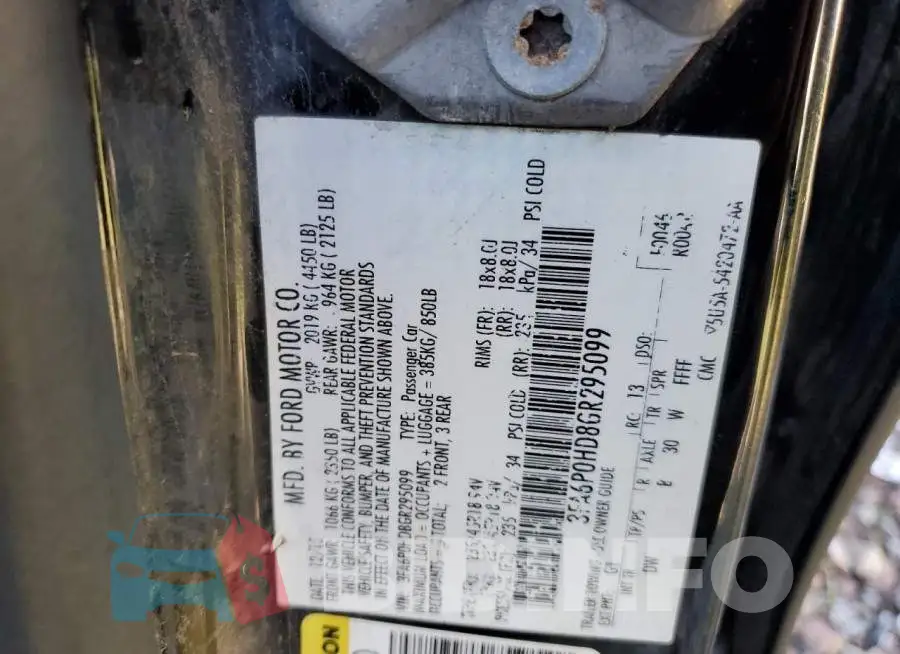 3FA6P0HD8GR295099 Photo# 13