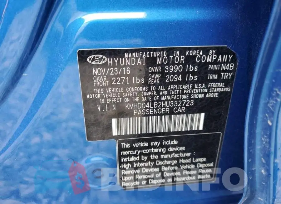 KMHD04LB2HU332723 Photo# 12