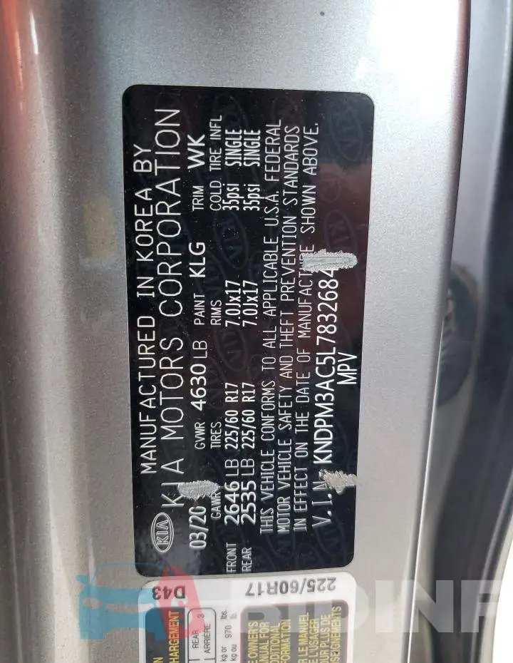 KNDPM3AC5L7832684 Photo# 12