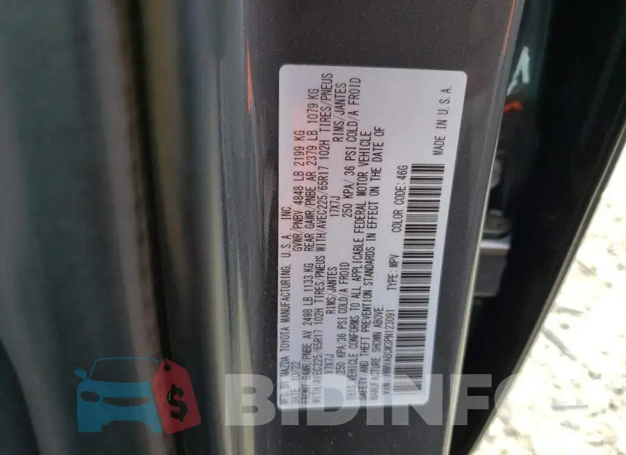 7MMVABCM3PN123091 Photo# 14