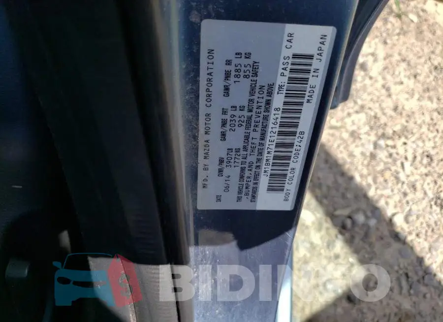 JM1BM1M71E1216418 Photo# 12