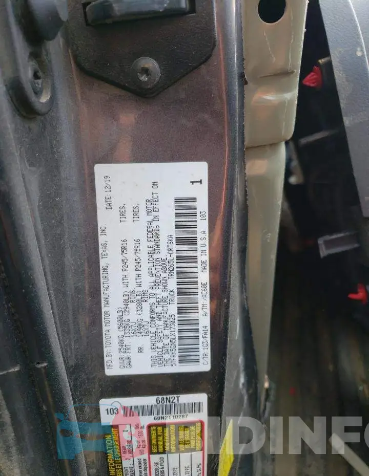 5TFRX5GN5LX173025 Photo# 13